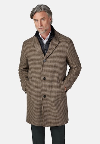 HECHTER PARIS Between-Seasons Coat 'Classic' in Brown: front