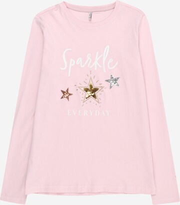 T-Shirt 'FIONA' KIDS ONLY en rose : devant