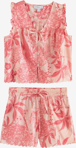 rozā Next Pidžama ar šortiem: no priekšpuses