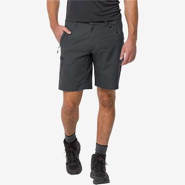 JACK WOLFSKIN Regular Outdoor Pants 'Active Track' in Black: front