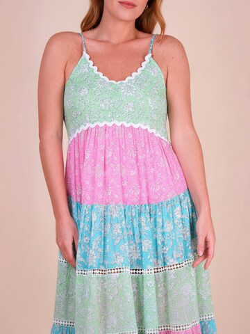 Robe 'Robe Longue Sandra' Miss June en mélange de couleurs