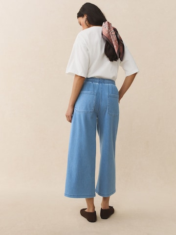 Next Wide leg Jeans in Blauw