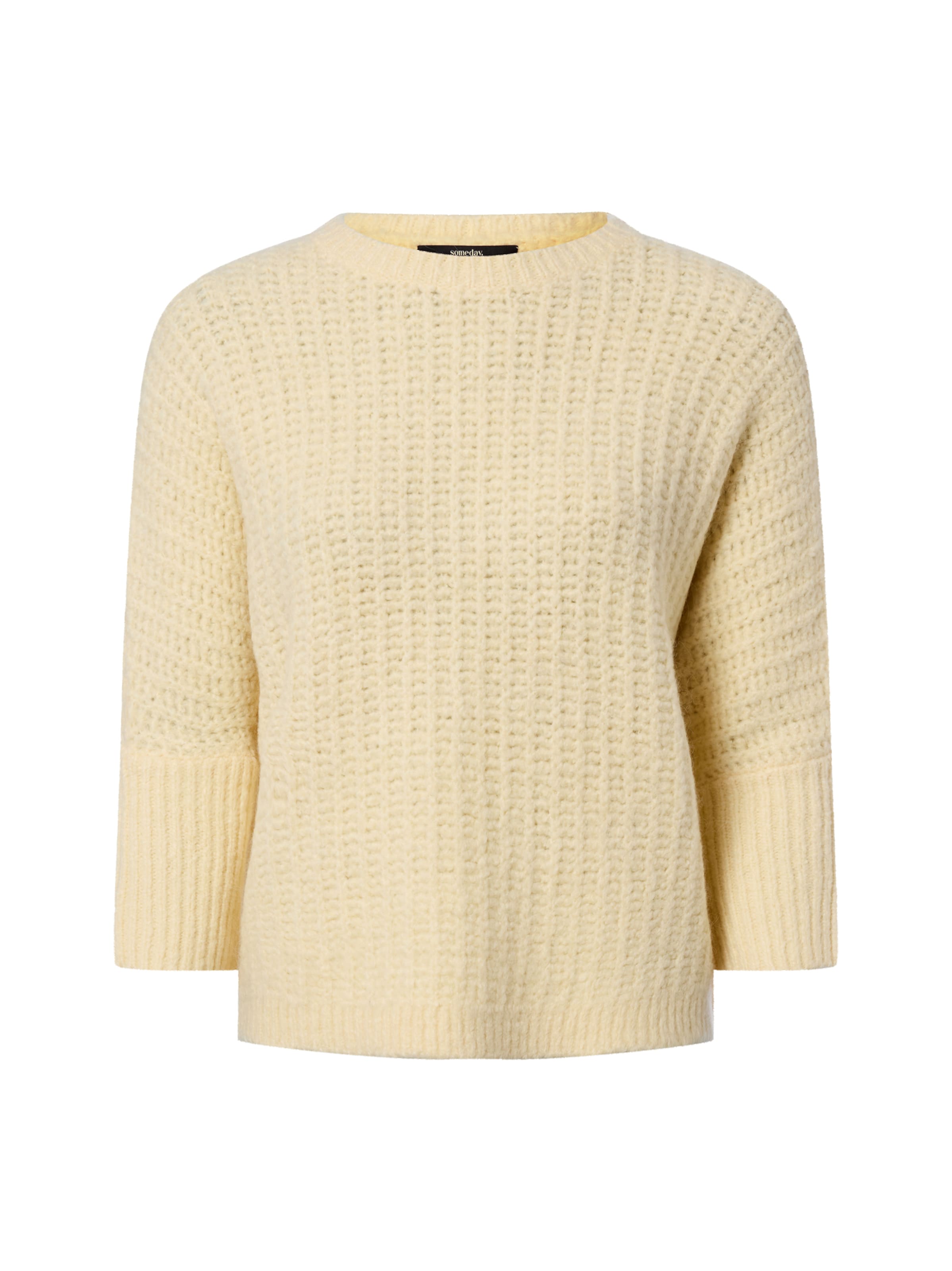 Someday Trui 'Tumelda' in Beige: voorkant