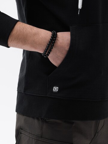 Sweat-shirt 'B1147' Ombre en noir