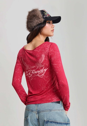 Maglietta di Ed Hardy in rosa