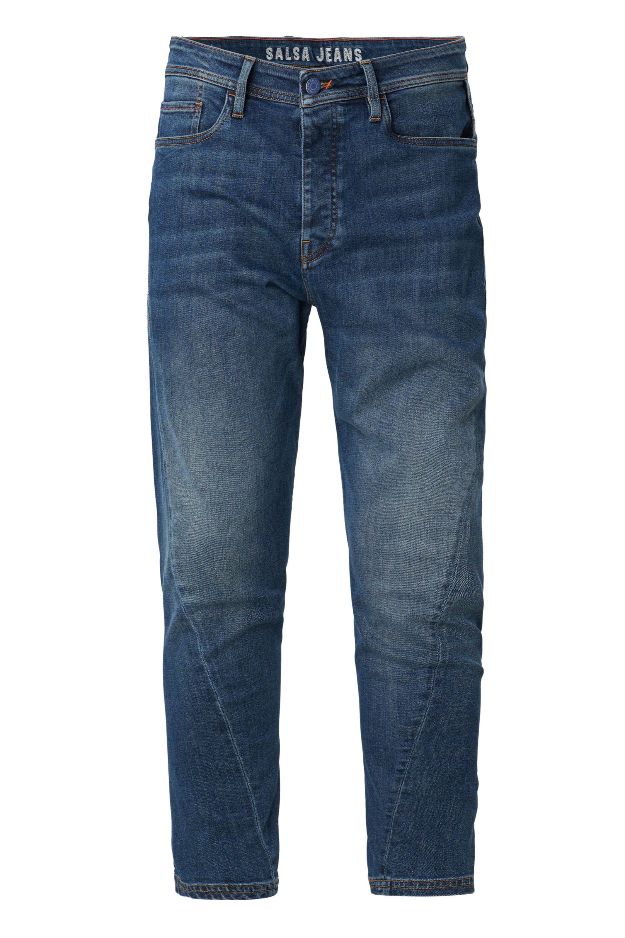 Salsa Jeans Slimfit Jeans in Blauw: voorkant