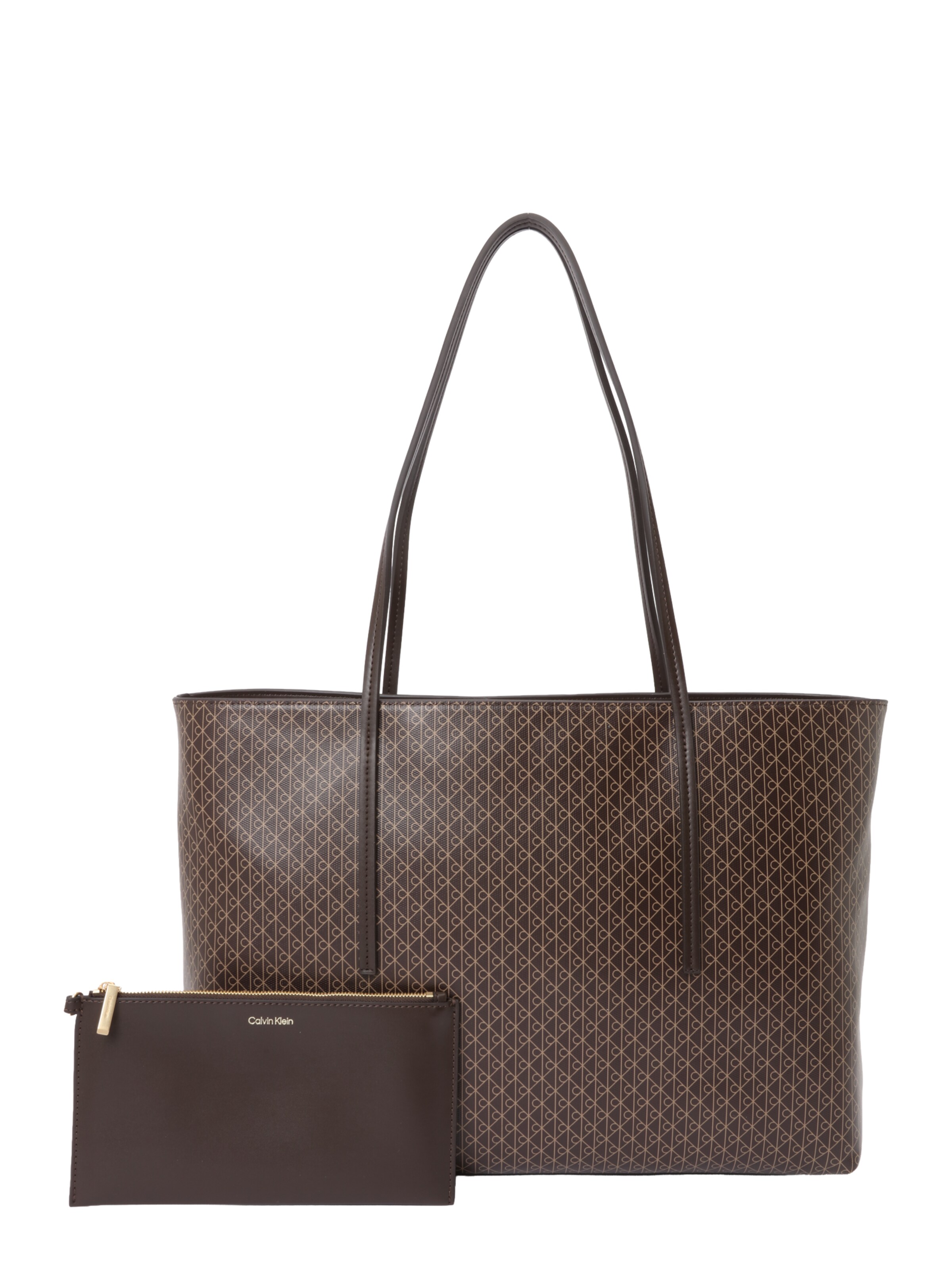 Calvin Klein Shopper in Braun
