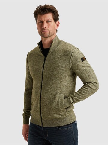 PME Legend Pullover 'Cardigan with zipper closure' i grøn