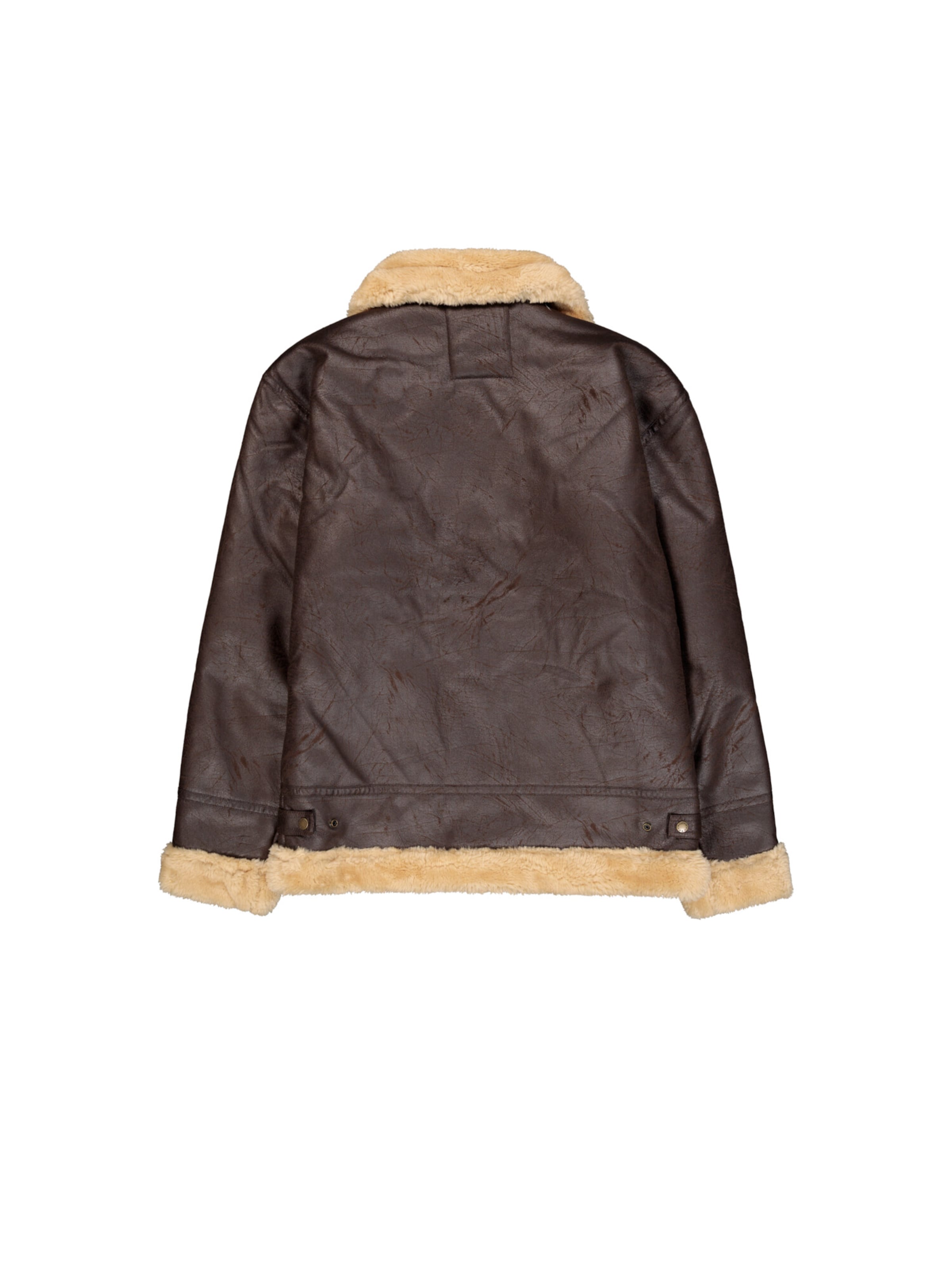 ALPHA INDUSTRIES Between-Season Jacket 'B3 FL' in Brown