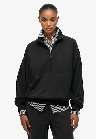 Superdry & Co Sweatshirt in Black: front