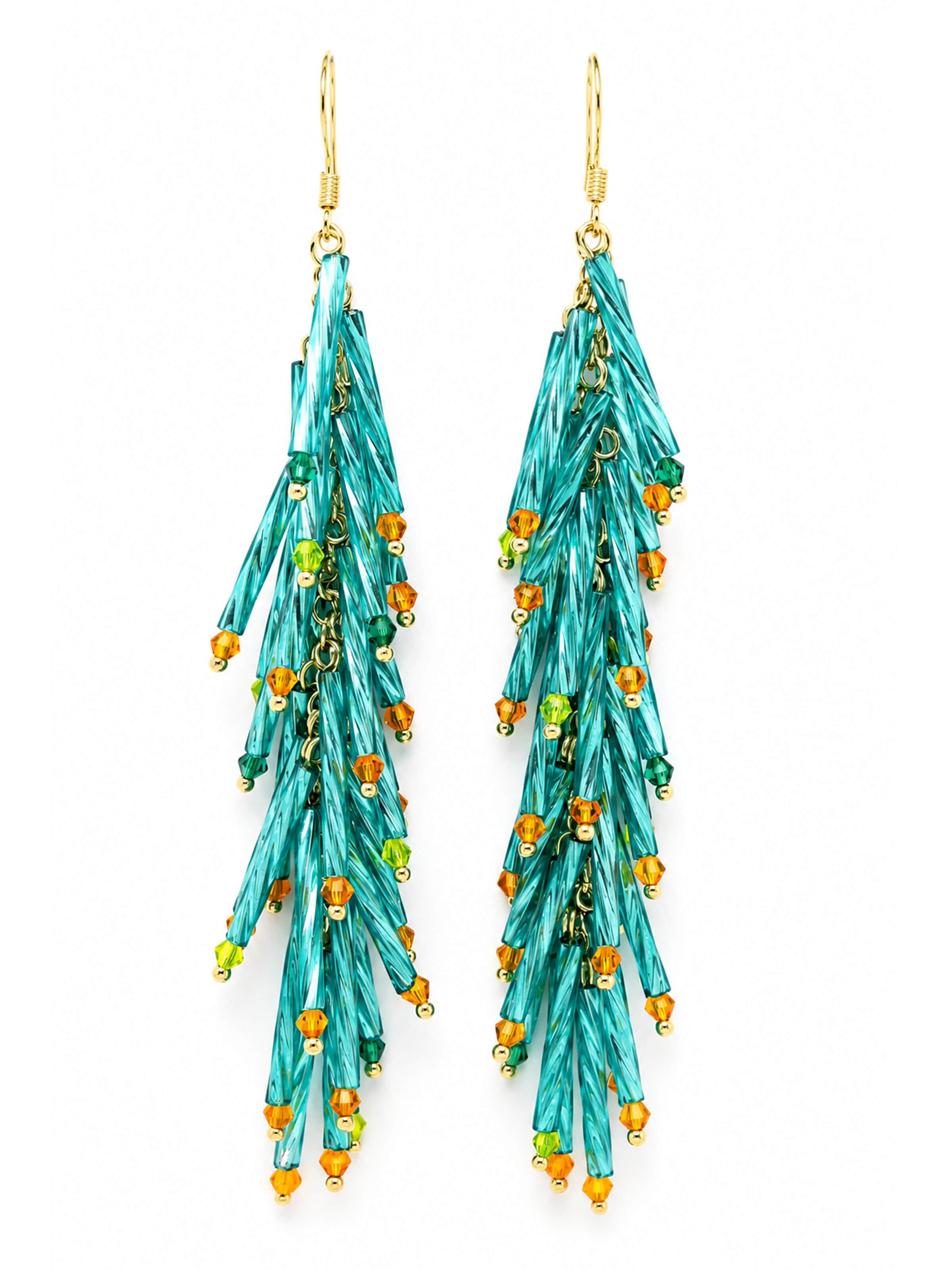 AVANT-GARDE PARIS Earrings 'Dominikama' in Blue: front