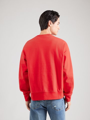 Calvin Klein Jeans Sweatshirt 'PREMIUM TERRY' i rød: tilbage