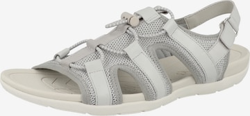 CAPRICE Hiking Sandals in Grey: front