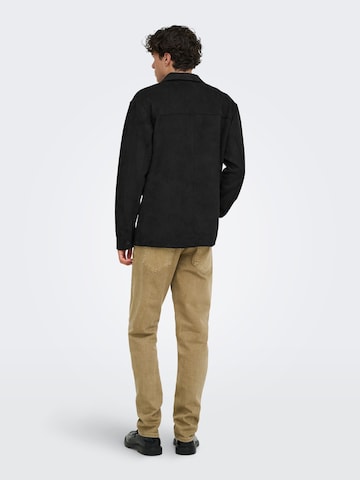 Only & Sons - Ajuste regular Camisa 'ONSNate Kodyl' en negro