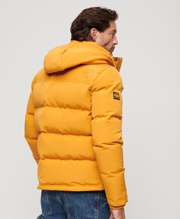 Superdry Winter Jacket 'Everest' in Yellow