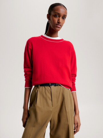 TOMMY HILFIGER Pullover in Rot: Vorderseite