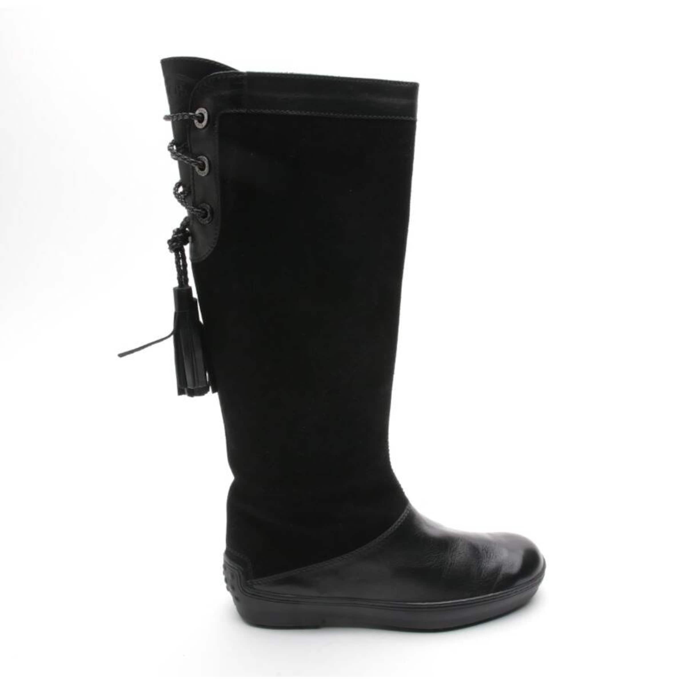 Tod's Stiefel 36,5 in Schwarz: Vorderseite