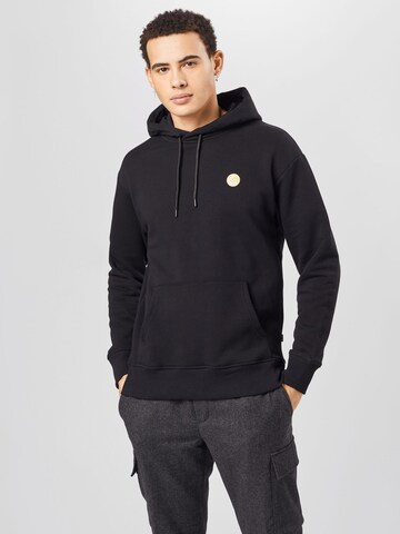 !Solid Sweatshirt 'Pietro' in Schwarz: predná strana