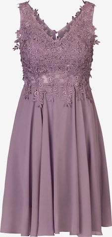 Robe de cocktail Kraimod en violet : devant