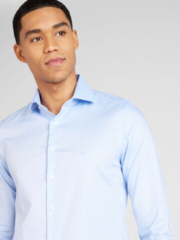 Michael Kors Slim fit Button Up Shirt in Blue