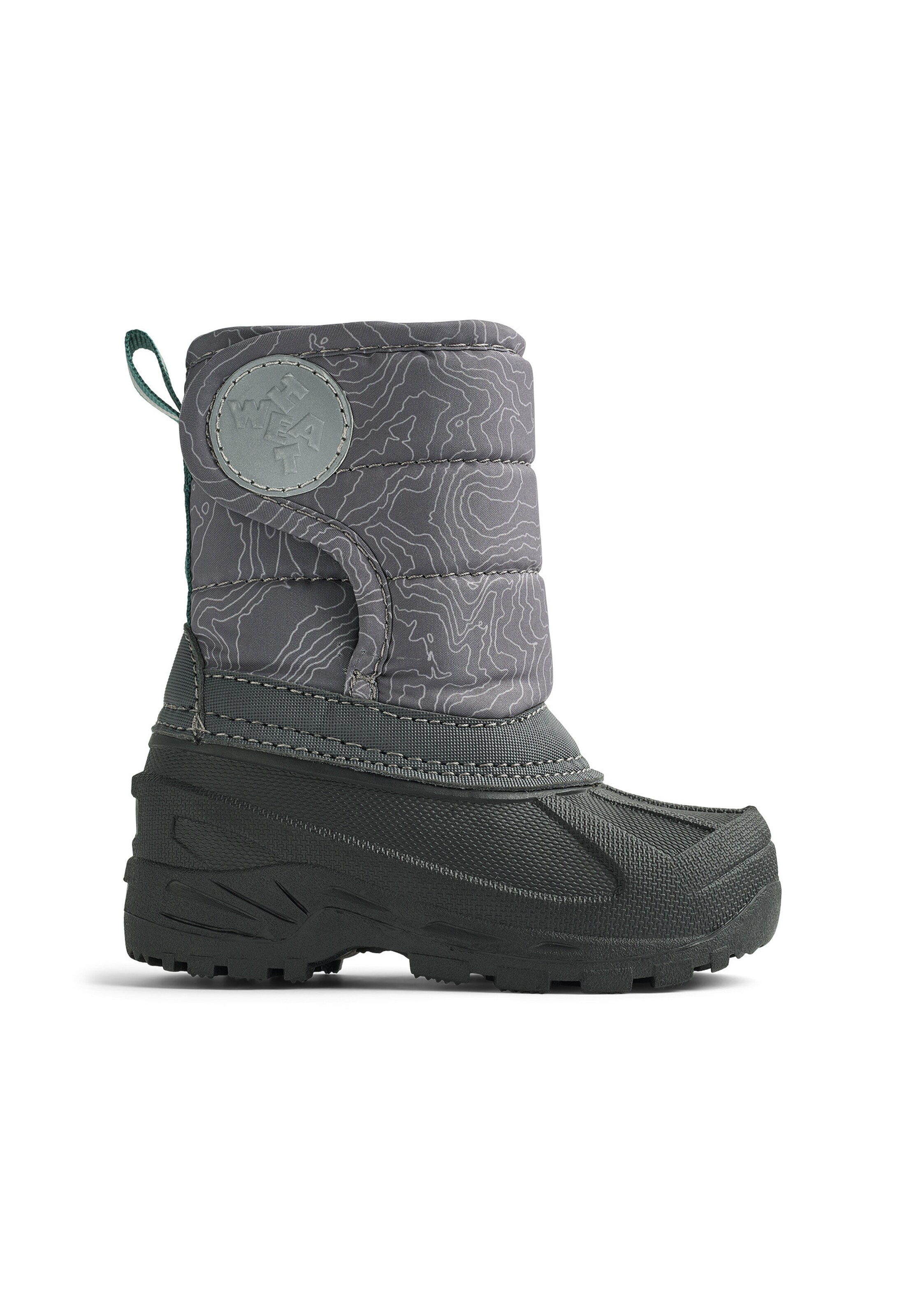 WHEAT Snowboots 'Winty' in Grau: Vorderseite