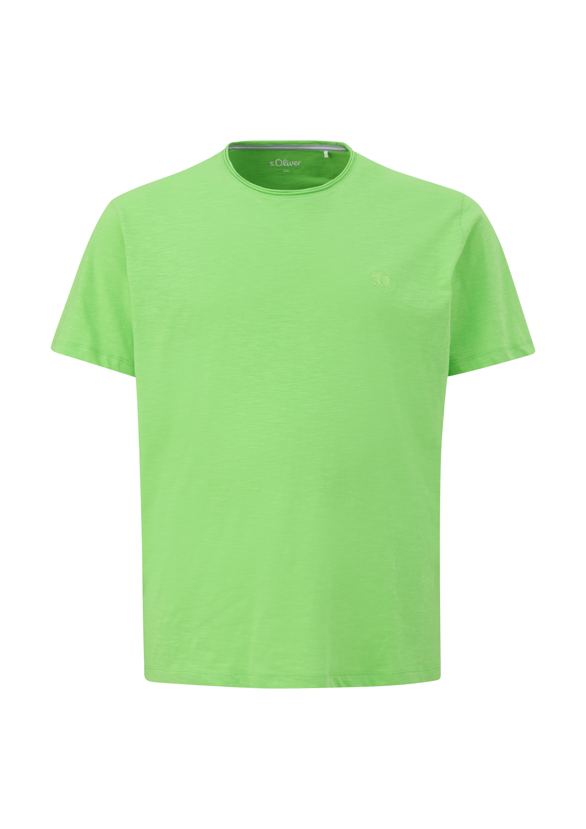 s.Oliver Men Big Sizes Shirt in Grün: Vorderseite