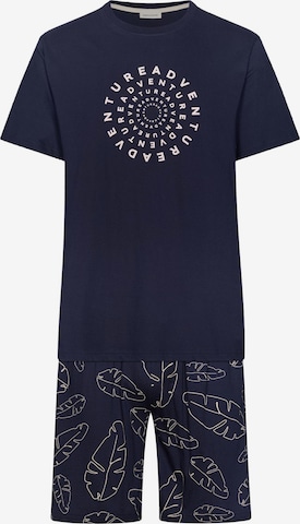 Pyjama court 'Shortama' Pastunette en bleu : devant