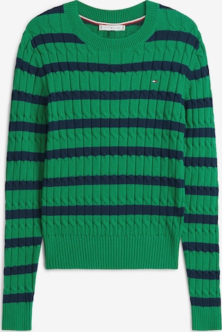 TOMMY HILFIGER Pullover in Grün: Vorderseite