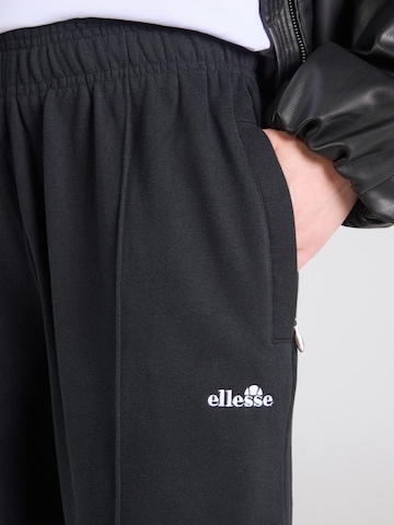 juoda ELLESSE Plačios klešnės Kelnės 'Casoli'
