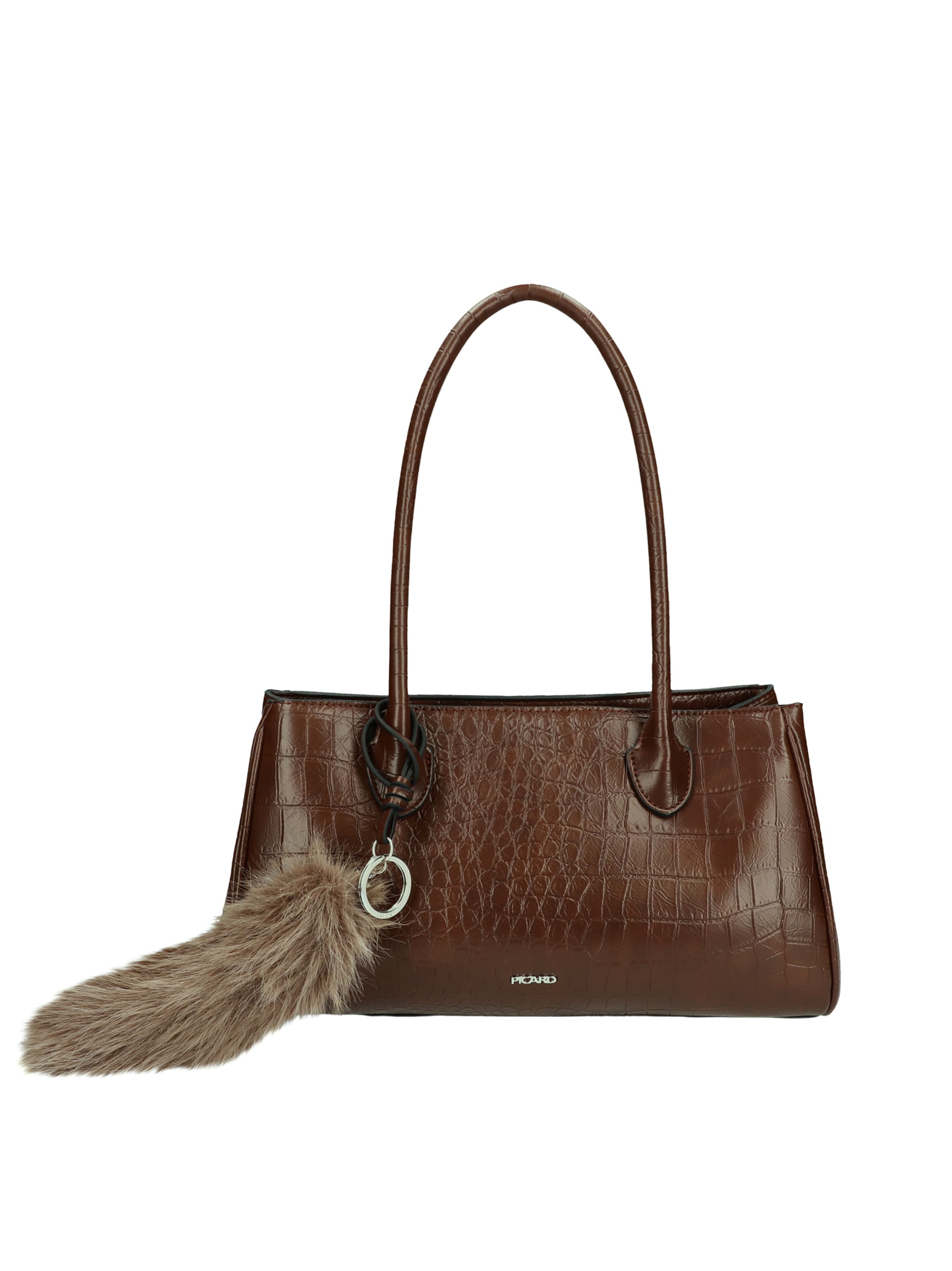 Picard Schultertasche 'Soho' in Braun: Vorderseite