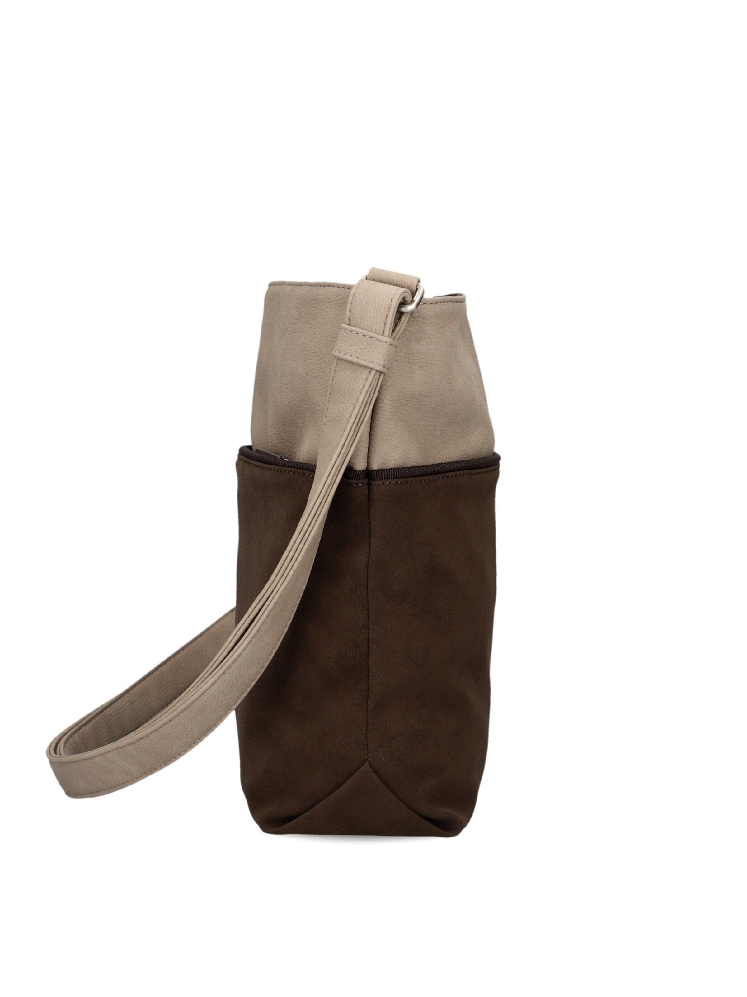 ZWEI Handbag 'JANA J10' in Brown