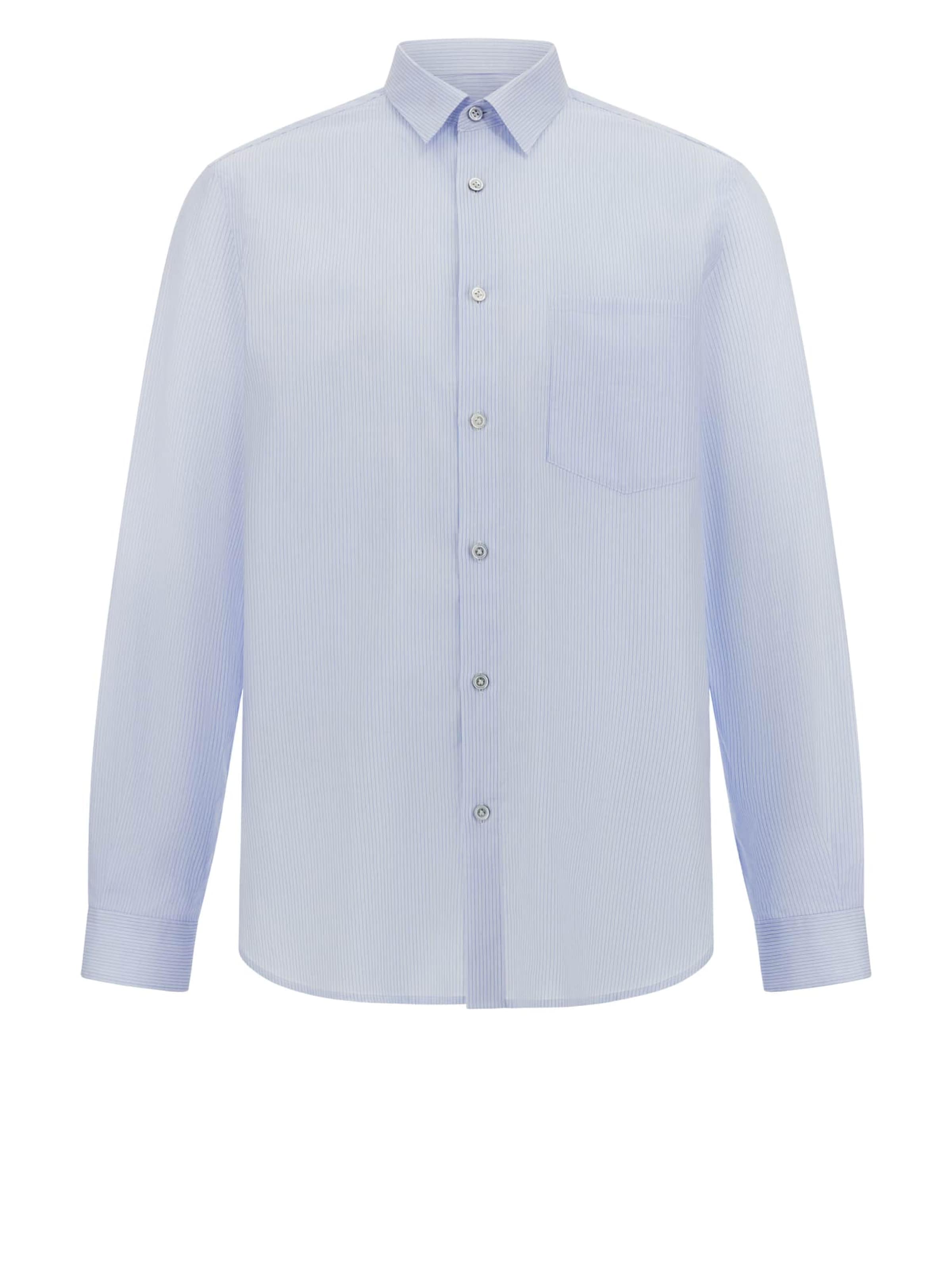 Boggi Milano Regular fit Риза в синьо: отпред