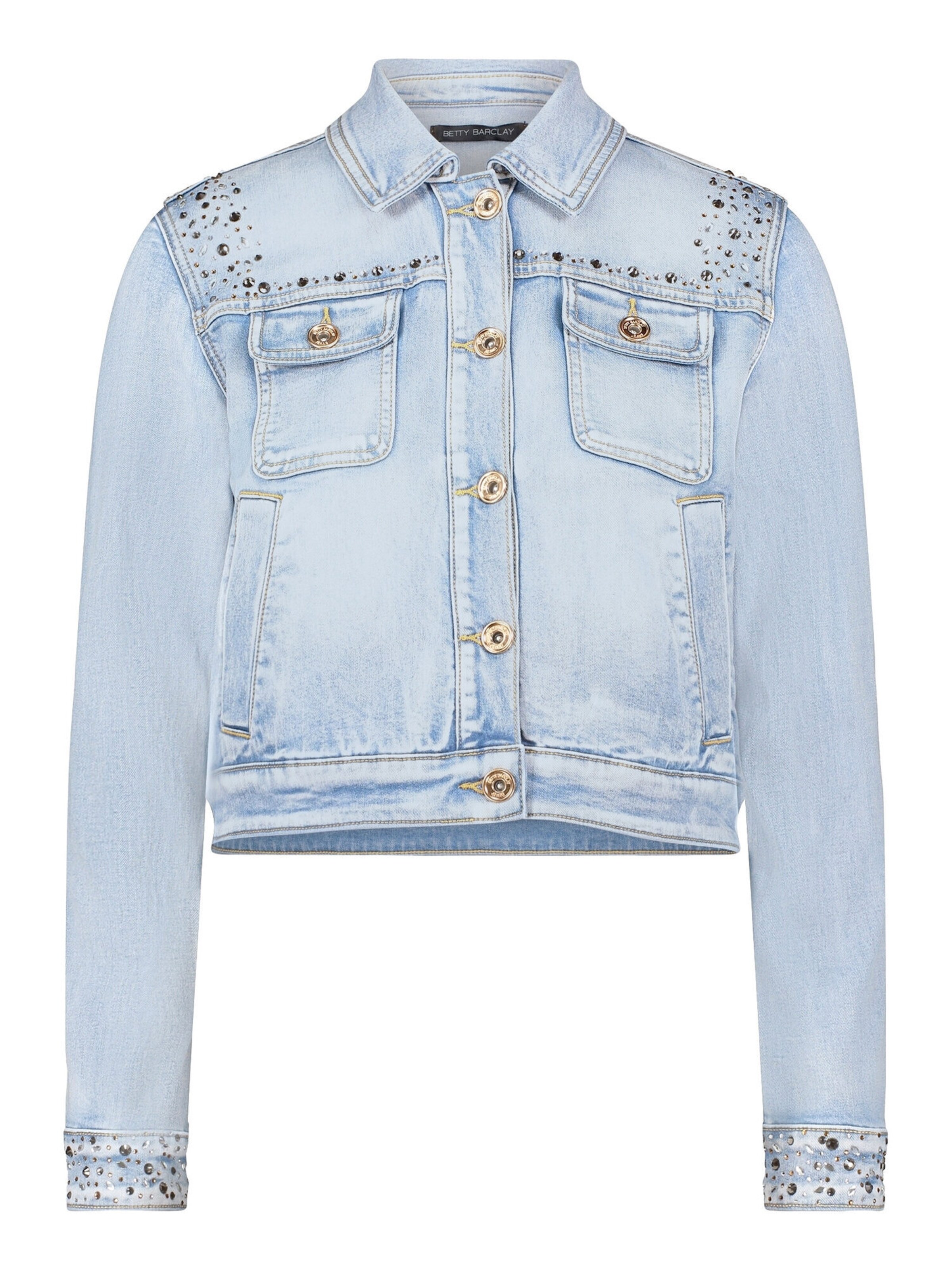 Betty Barclay Jeansjacke langarm in Blau: Vorderseite