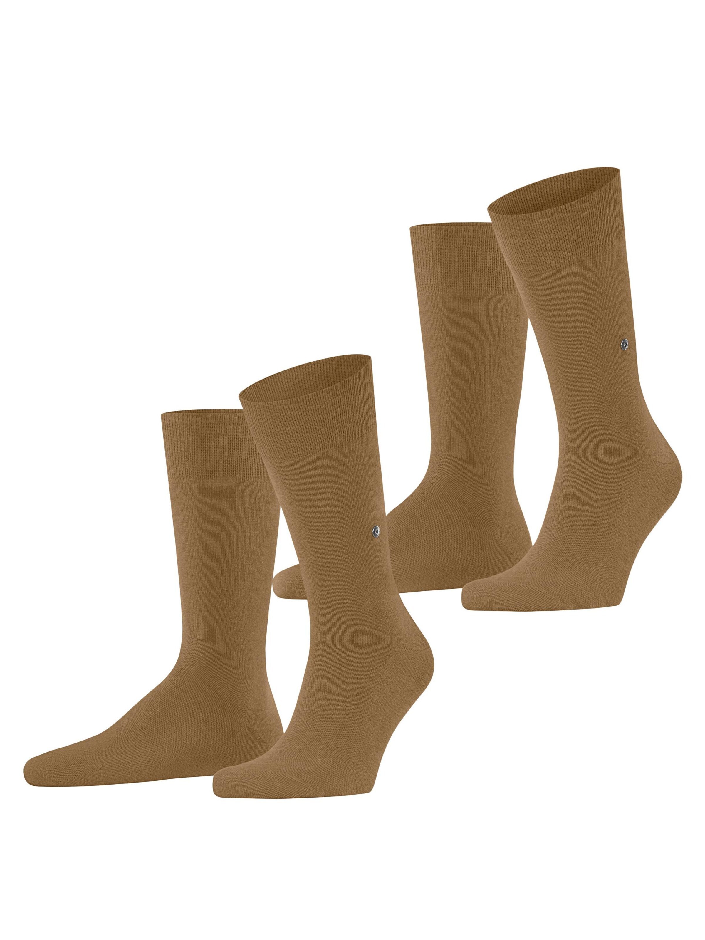 BURLINGTON Socks 'Everyday 2-Pack' in Brown: front