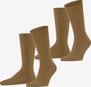 BURLINGTON Socks 'Everyday 2-Pack' in Brown: front