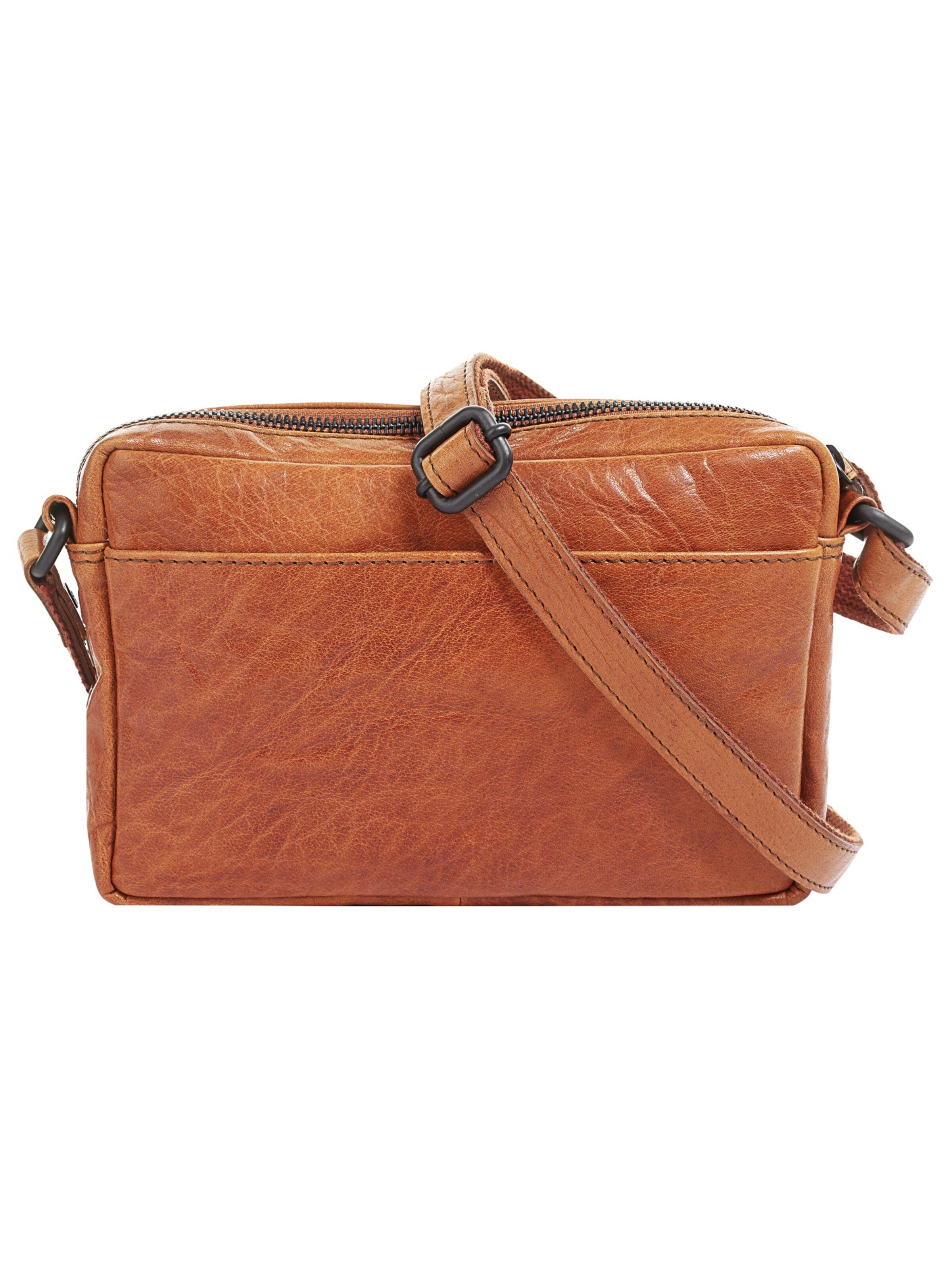 Sac à bandoulière Spikes & Sparrow en marron : devant