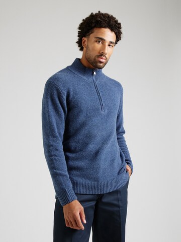 INDICODE JEANS Pullover 'Lokant' in Blau: predná strana