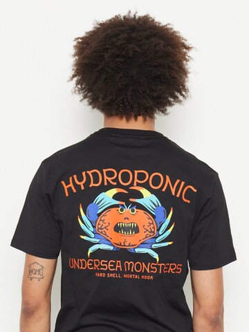 hydroponic - Camiseta 'Hydroponic Undersea Graphic T-Shirt' en negro
