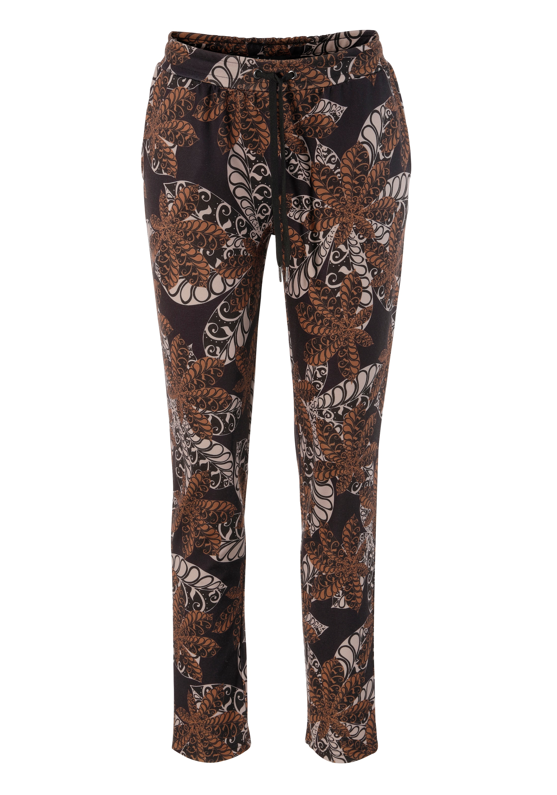 Aniston SELECTED Skinny Pants in Brown: front