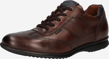 LLOYD - Calzado deportivo con cordones 'Vernon' en marrón: frente