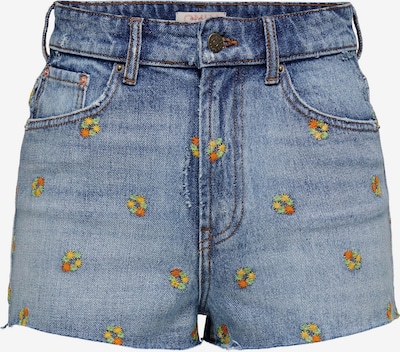 Jeans 'Robyn' ONLY pe albastru denim / galben închis / verde deschis / portocaliu homar, Vizualizare produs