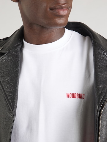 Woodbird Футболка 'Baine Space' в Белый