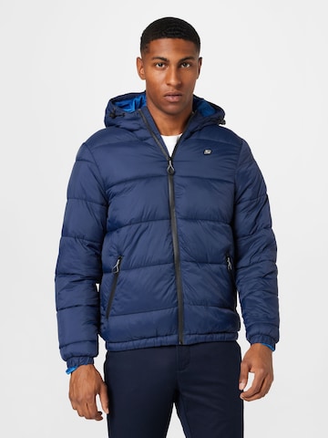 BLEND Zimní bunda – modrá: přední strana