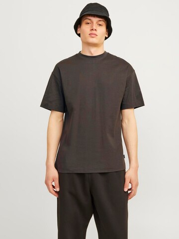 JACK & JONES Футболка 'JJEUrban Edge' в Коричневый: спереди