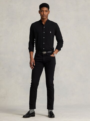 Coupe regular Chemise Polo Ralph Lauren en noir
