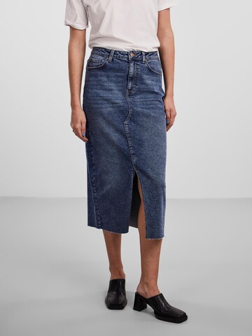 PIECES Skirt 'Jessie' in Blue: front