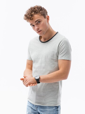 Ombre Shirt 'S1385' in Grijs: voorkant