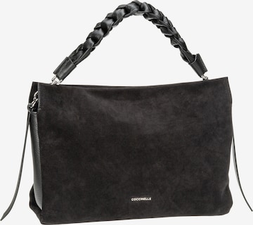 Coccinelle Handtas 'Boheme Suede 1902' in Zwart: voorkant