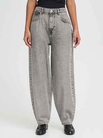 Baggy Jean 'IHBERISEL' ICHI en gris : devant