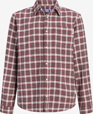 Jack & Jones Junior Regular fit Overhemd in Bruin: voorkant